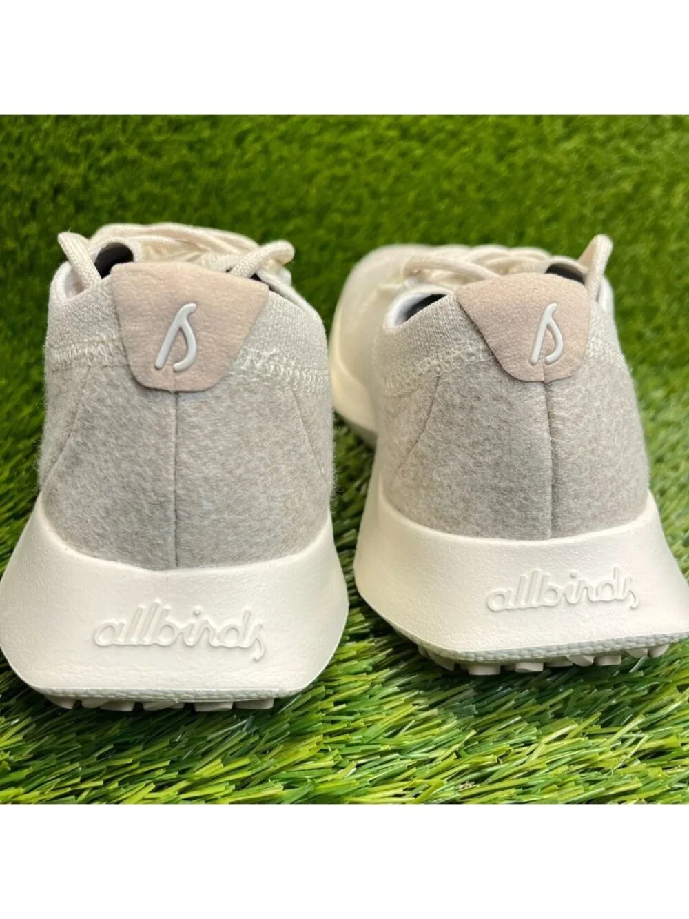 Allbirds Wool Dasher 2 Womens Size 10 Beige Athletic Running Shoes Sneakers